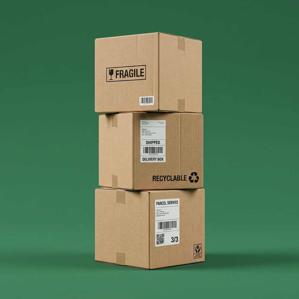 Delivery package boxes